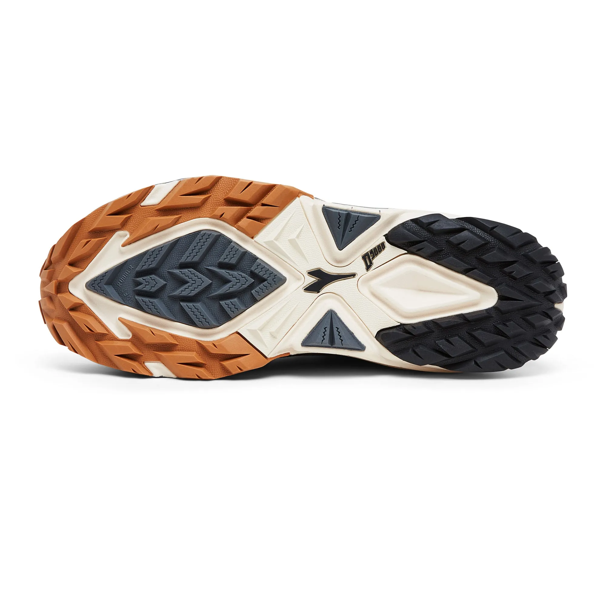 Urban Walk Step Tall Diadora SESTRIERE-XT 2 Trail Trainers (BLACK/STEEL/GRAY/WHISPER WHITE)