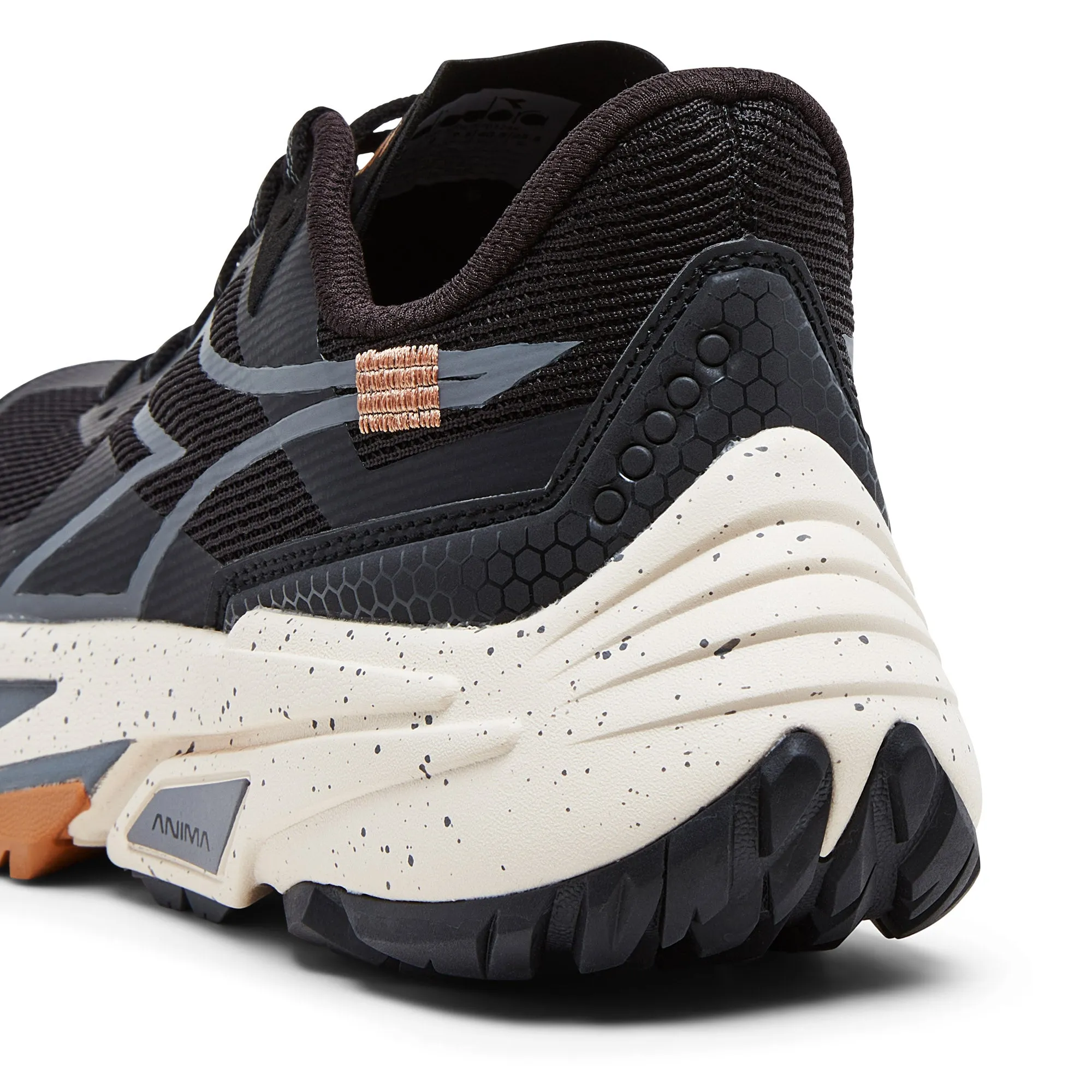 Ice Guard Quiet Step Diadora SESTRIERE-XT 2 Trail Trainers (BLACK/STEEL/GRAY/WHISPER WHITE)