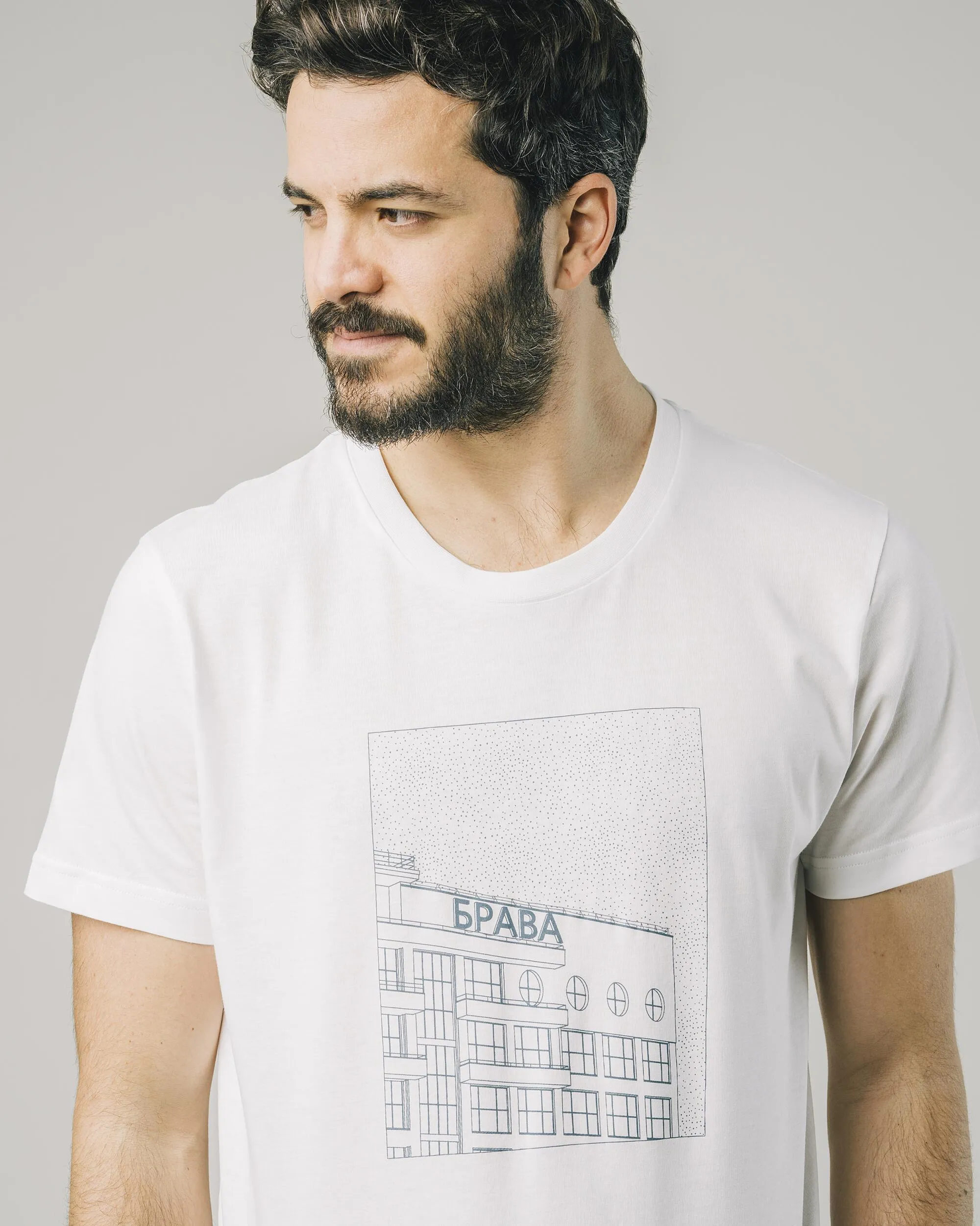 Non Restrictive Fit District T-Shirt White