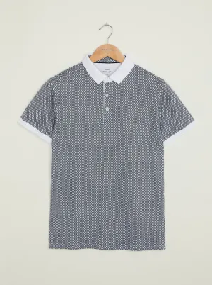 Dock Polo - White/Navy Versatile Design