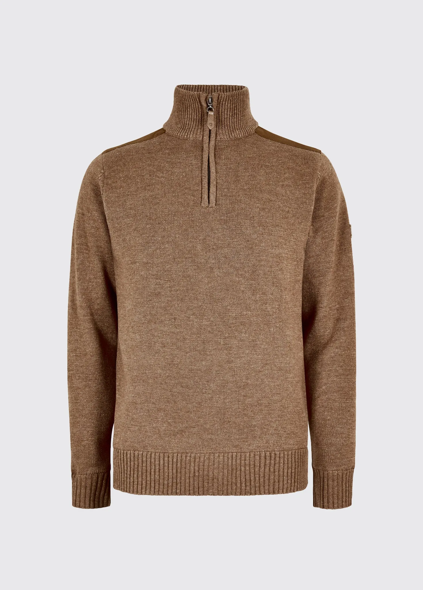 Doherty Men??s zip neck sweater - Elk FlexibleJointConstruction Next Core