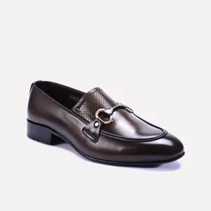 Elastic laces Gala Shade Douglas Brown Loafer Dress Shoes 0111125
