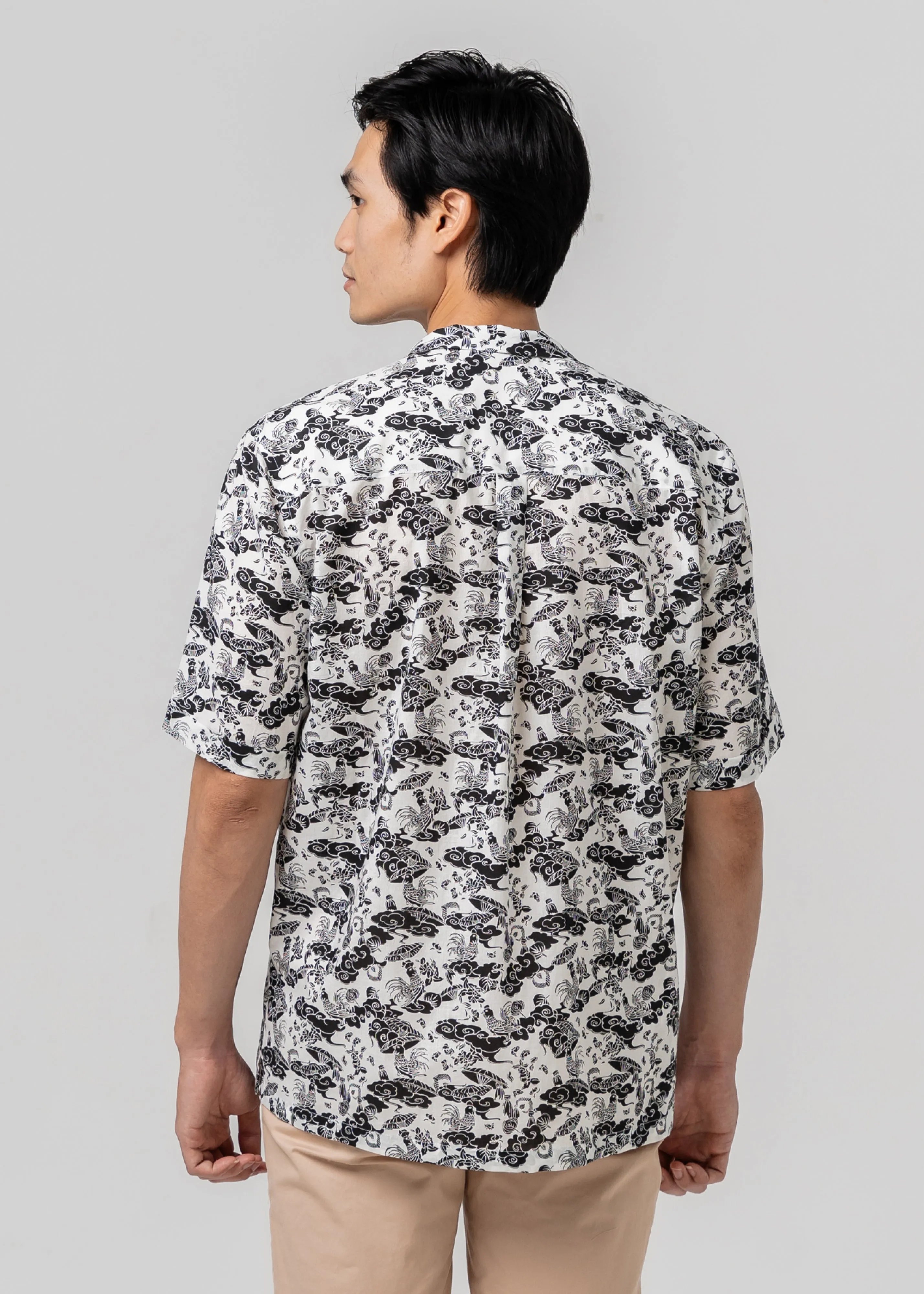 DRACO - WHITE ROOSTER Minimal Design ethical fashion