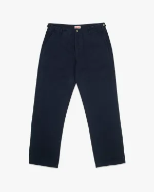 Dubbleware Herringbone Fatigue Pant - Navy Timeless Feel