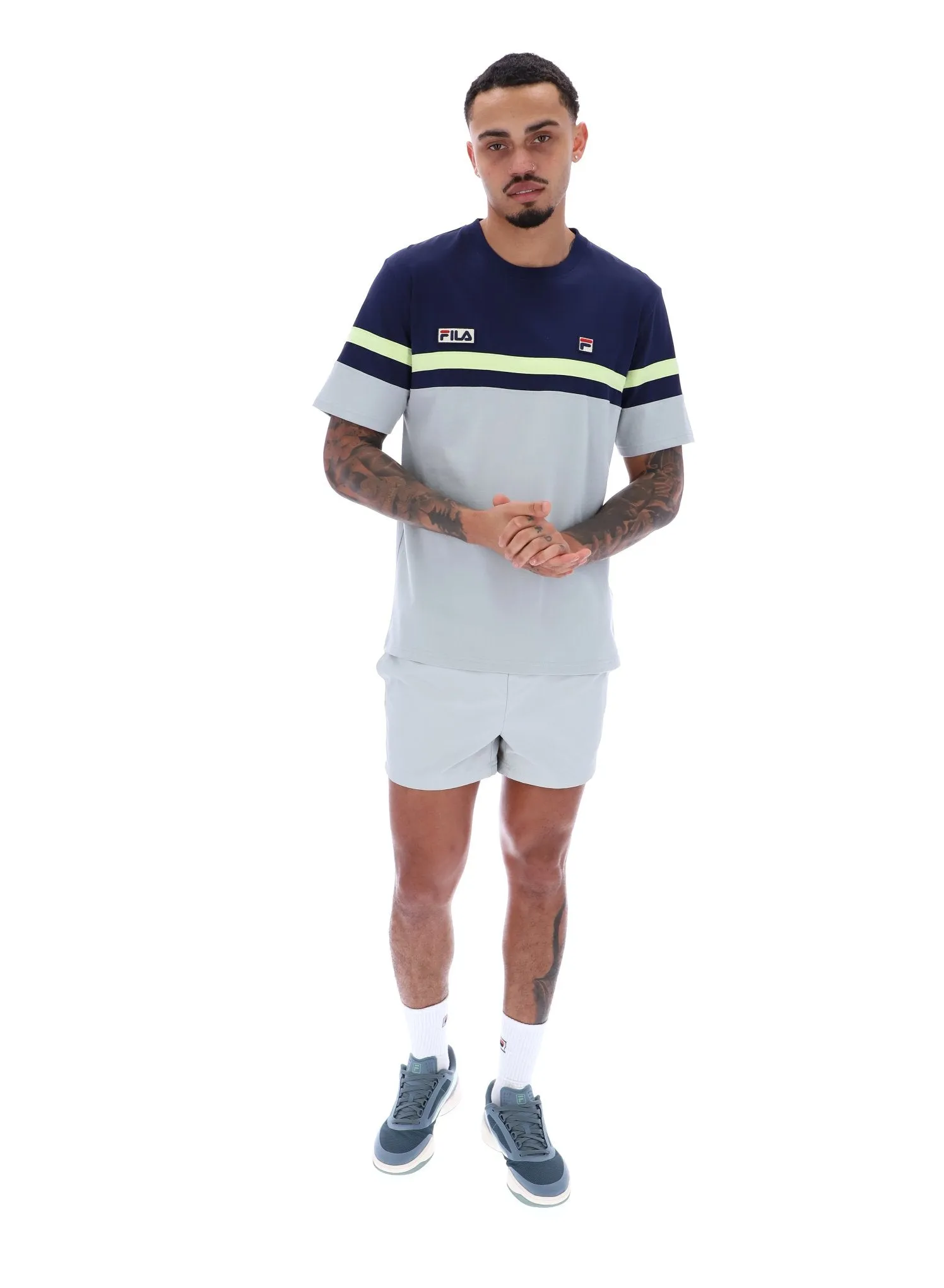 Duncan Cut And Sew T-Shirt Chilly Layer