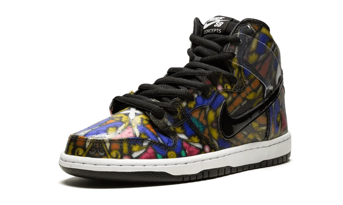 Board Ready Comfort Dunk Hi Pro SB "Concepts Stained Glass - Special Box"