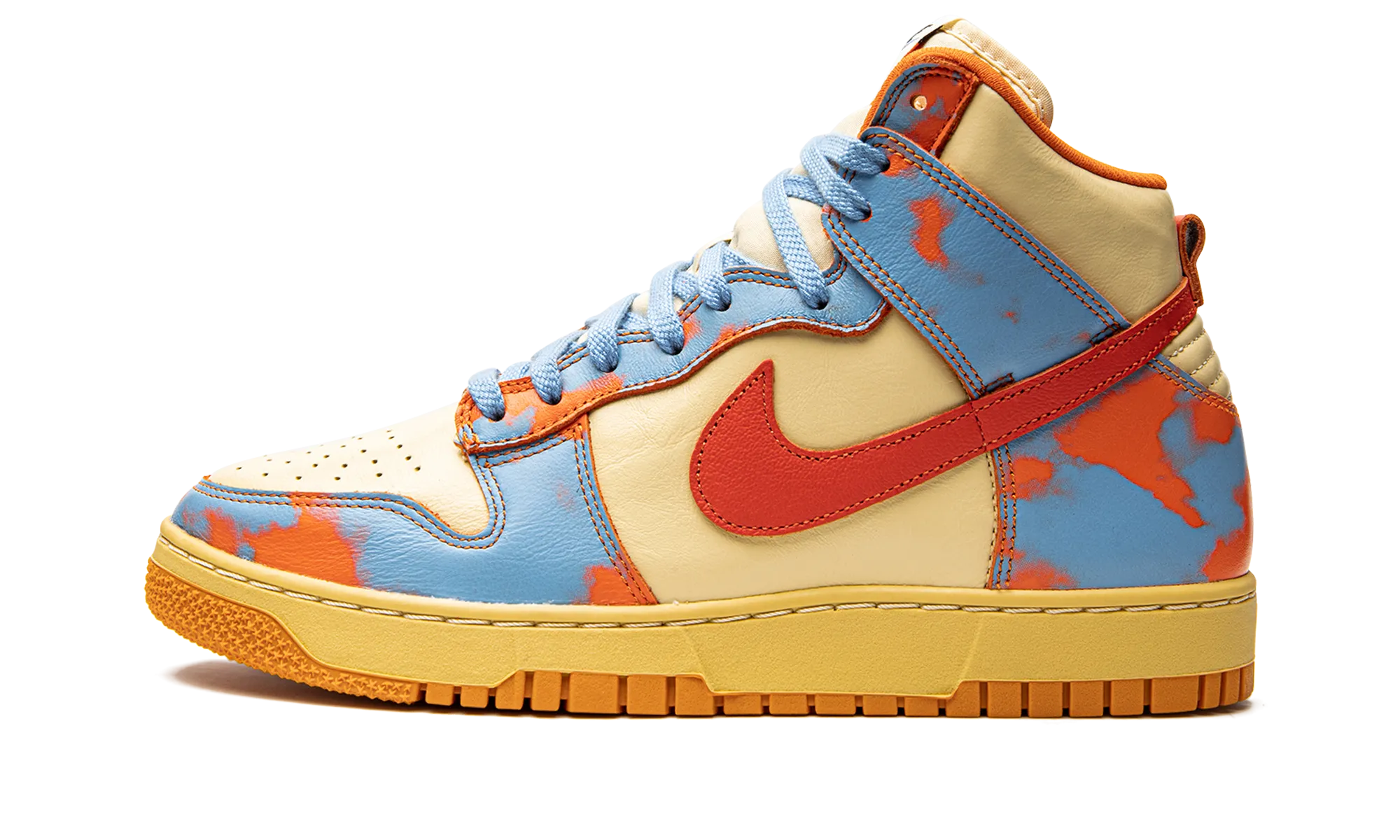 Dunk High 1985 "Orange Acid Wash" Quick Movement Fit Comfortable Wear