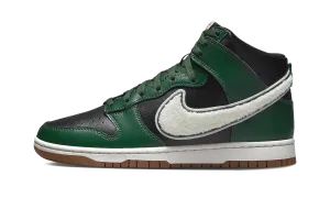 Anti Friction Push Control Dunk High "Chenille Swoosh Black Green"