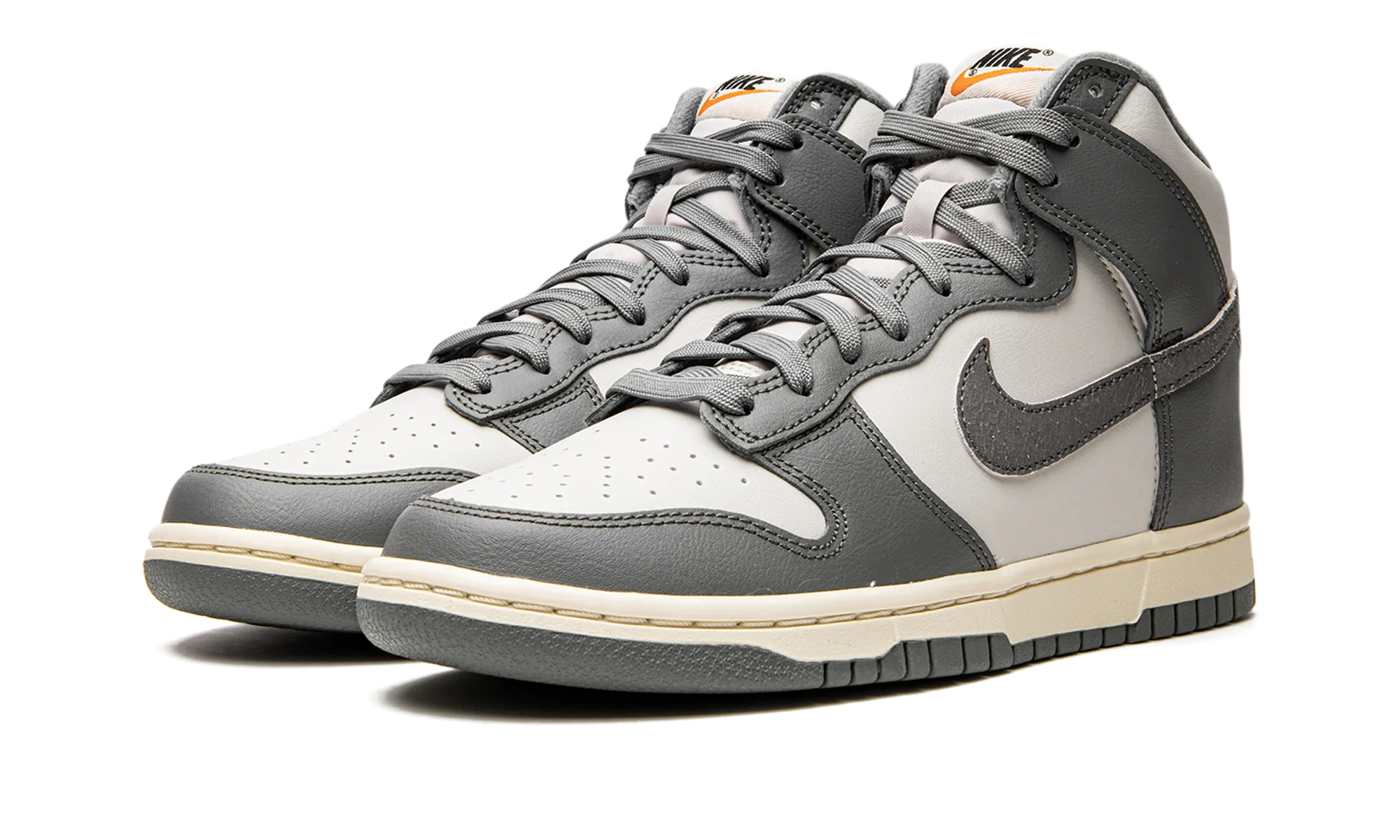 Dunk High "Light Bone / Tumbled Grey" Heat resistant
