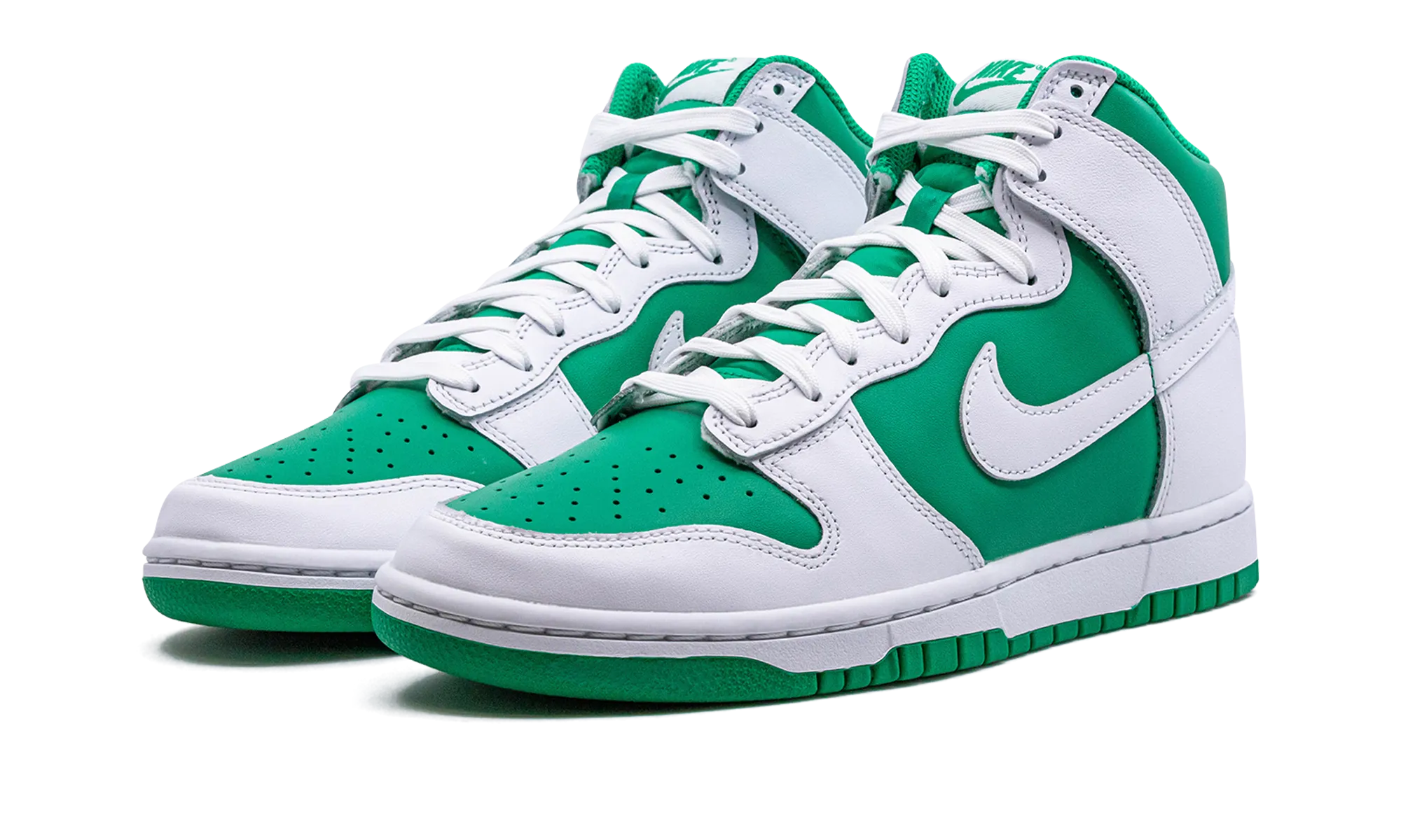 Anti Slip Outsole Dunk High "Pine Green White"