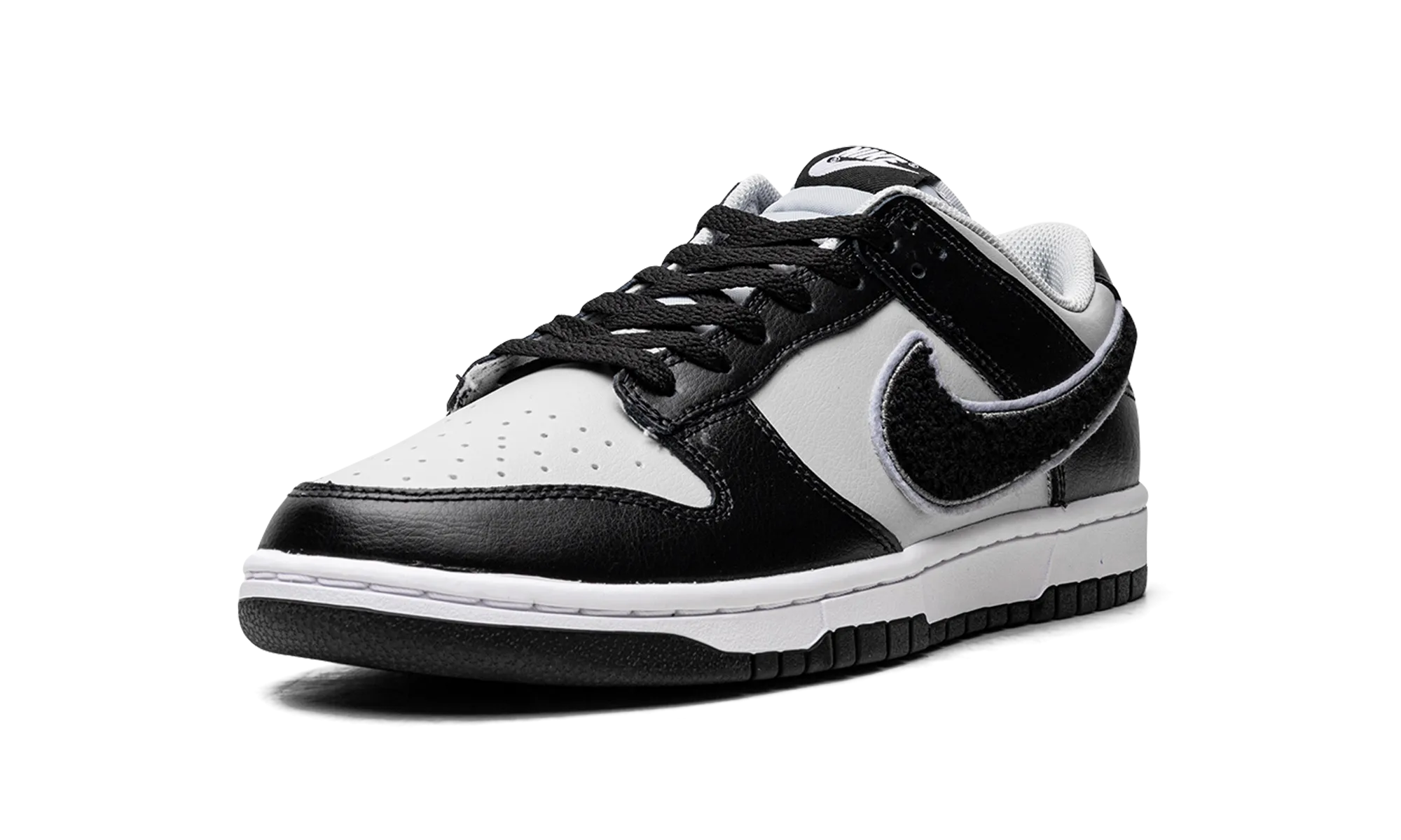 Secure Lock All Terrain Fit Dunk Low "Chenille Swoosh Black Grey"