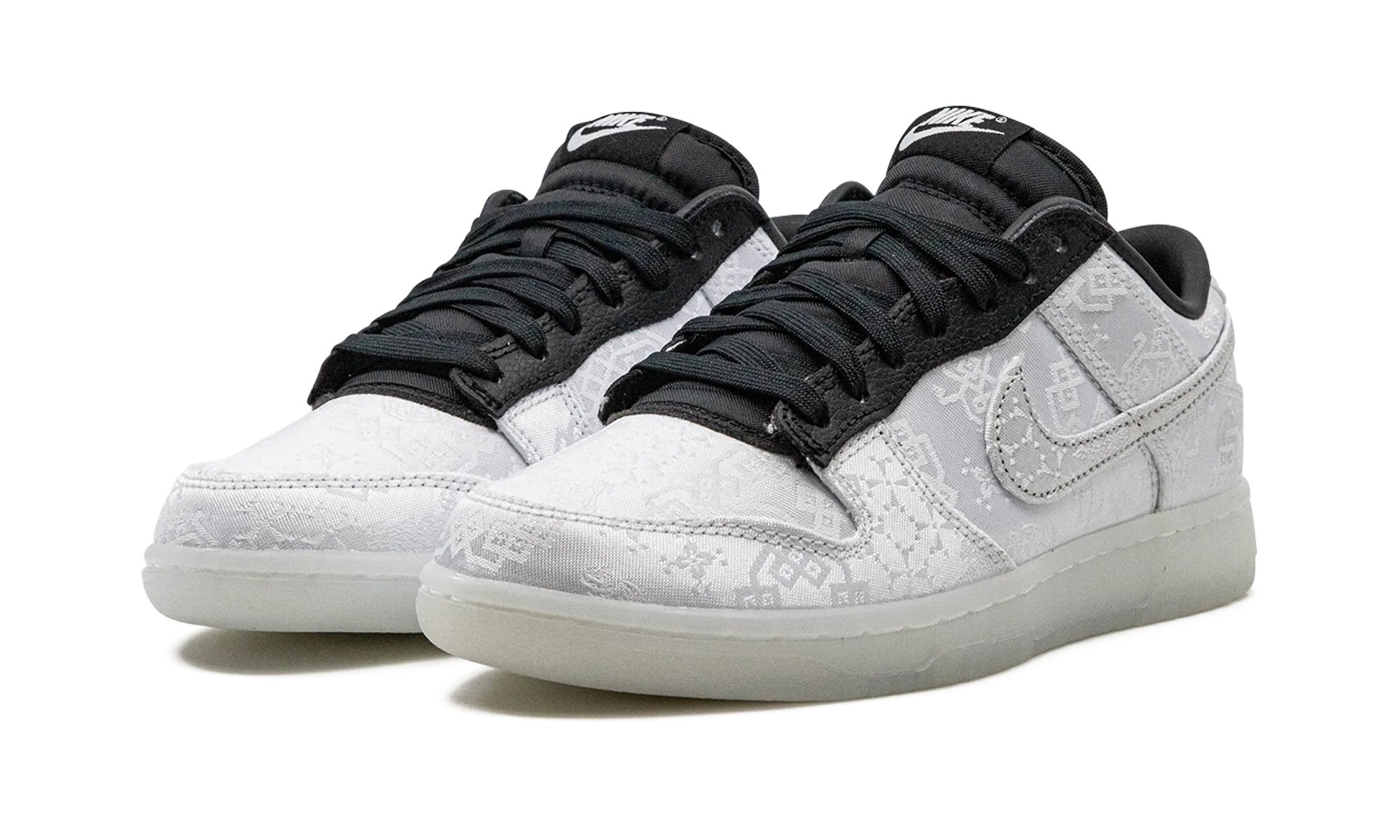 Quick lace Dunk Low "Fragment Design - Clot"