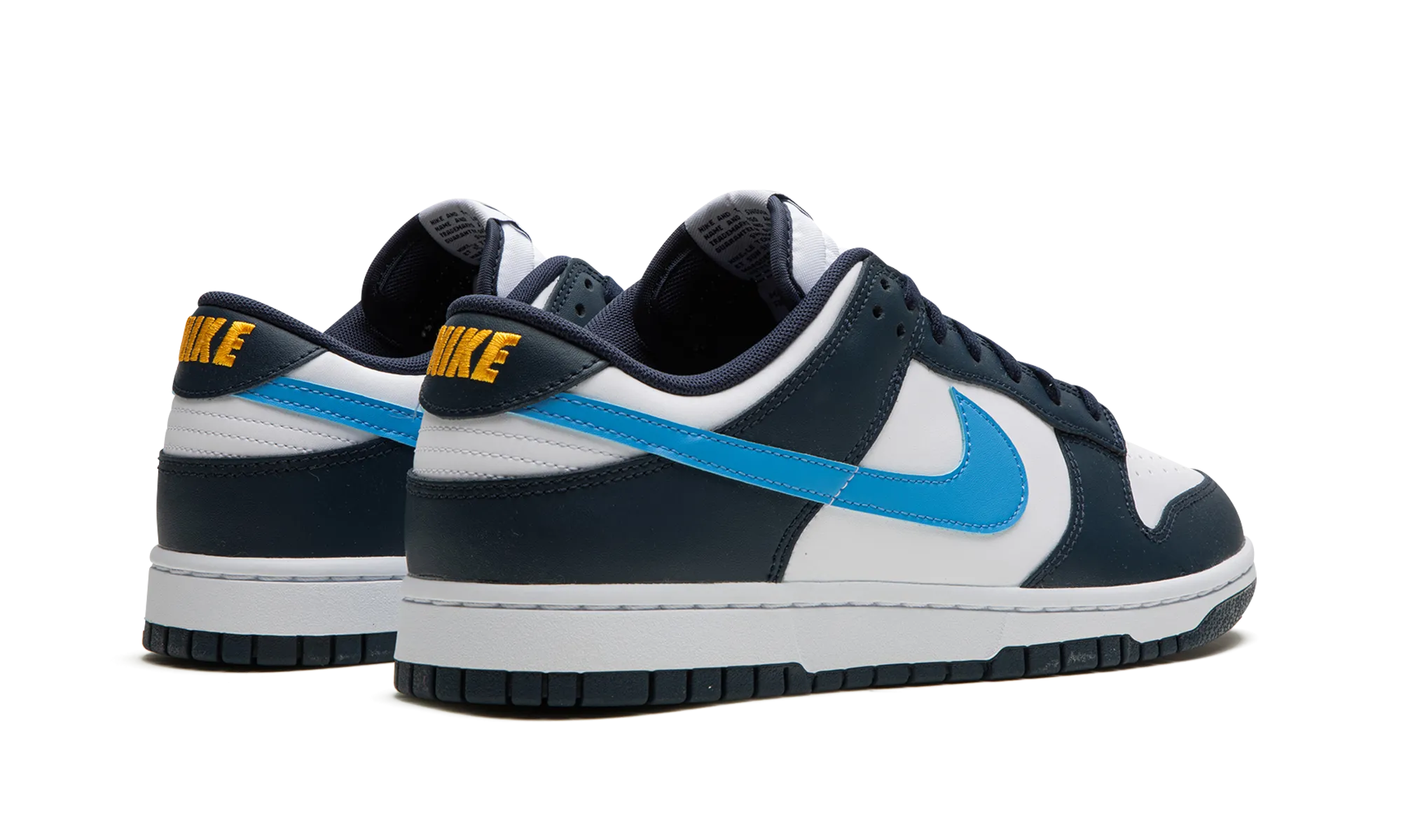 mesh material Dunk Low "Midnight Navy / University Blue"