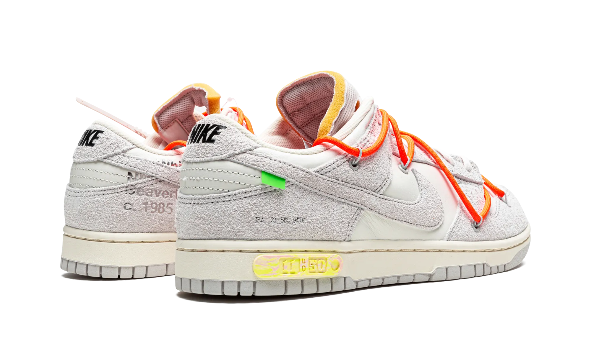 Feather Touch Dunk Low "Off-White - Lot 11"
