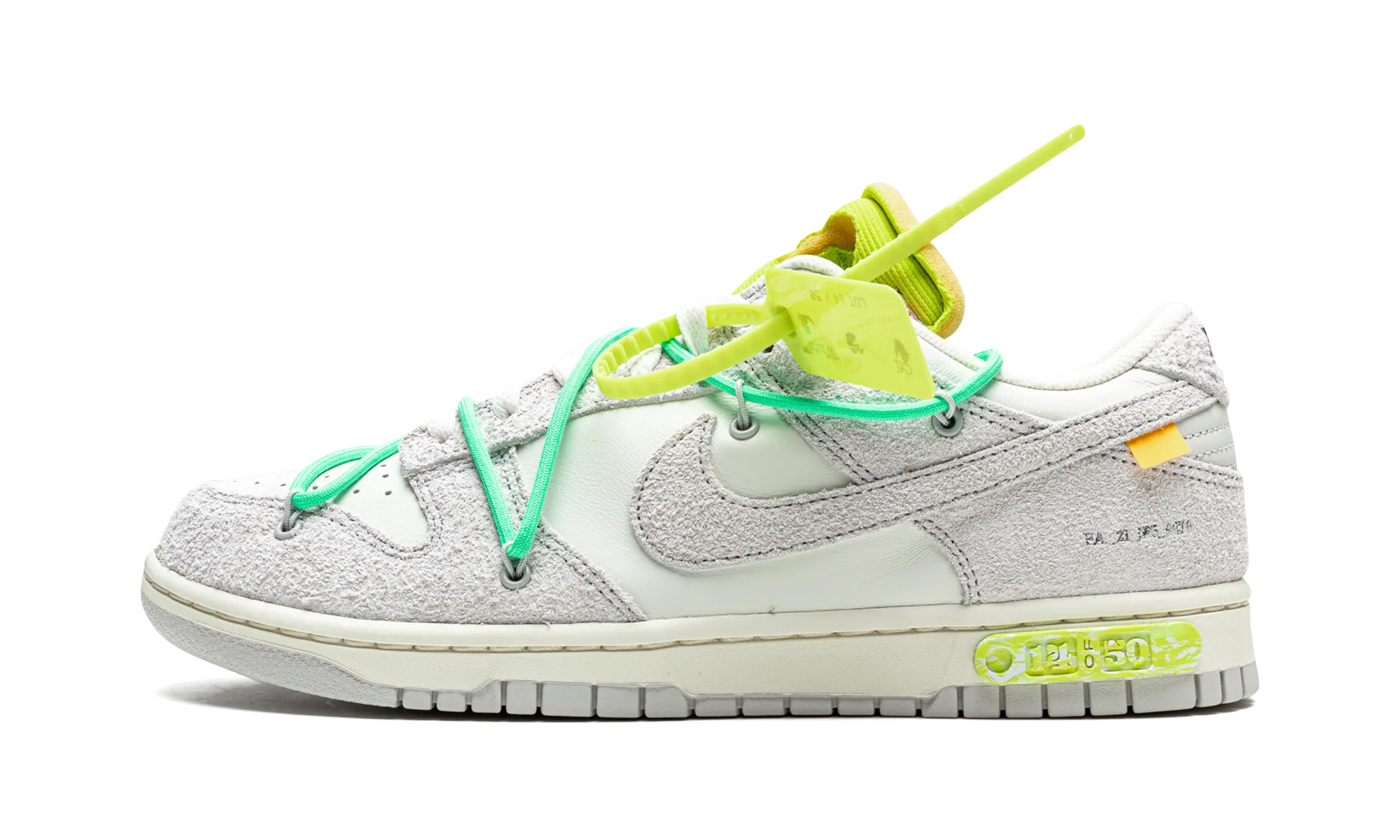 Dunk Low "Off-White - Lot 14" Quick Action Movement Lace   Up
