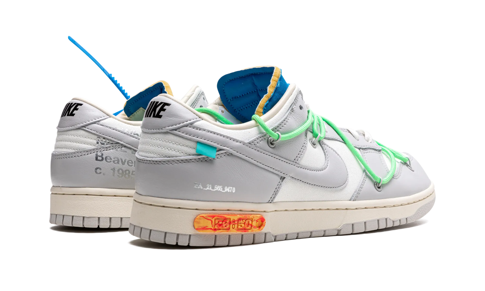 Lace Up Style Dunk Low "Off-White - Lot 26"