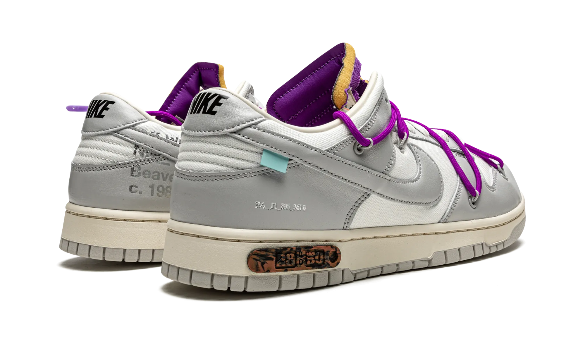 Quick Ride Comfort Dunk Low "Off-White - Lot 28"