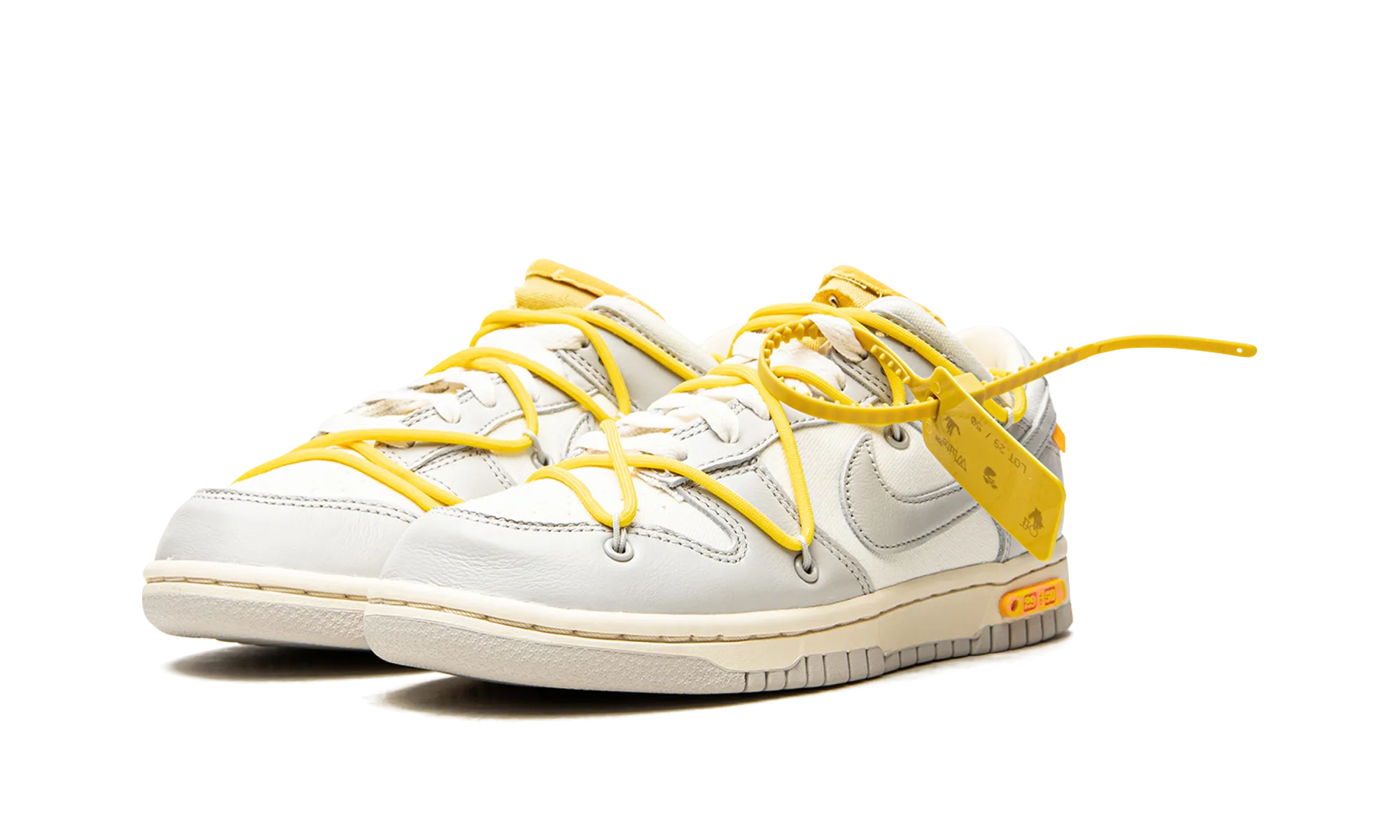 Mid Top Design Ankle Guard Dunk Low "Off-White - Lot 29"