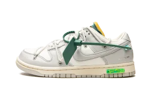Dunk Low "Off-White Lot 42" Relaxed Style Sleek Step