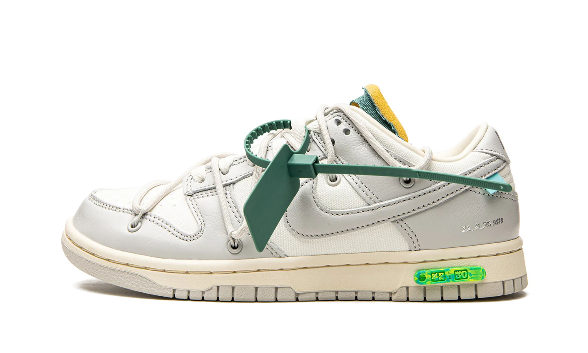 Dunk Low "Off-White Lot 42" Relaxed Style Sleek Step