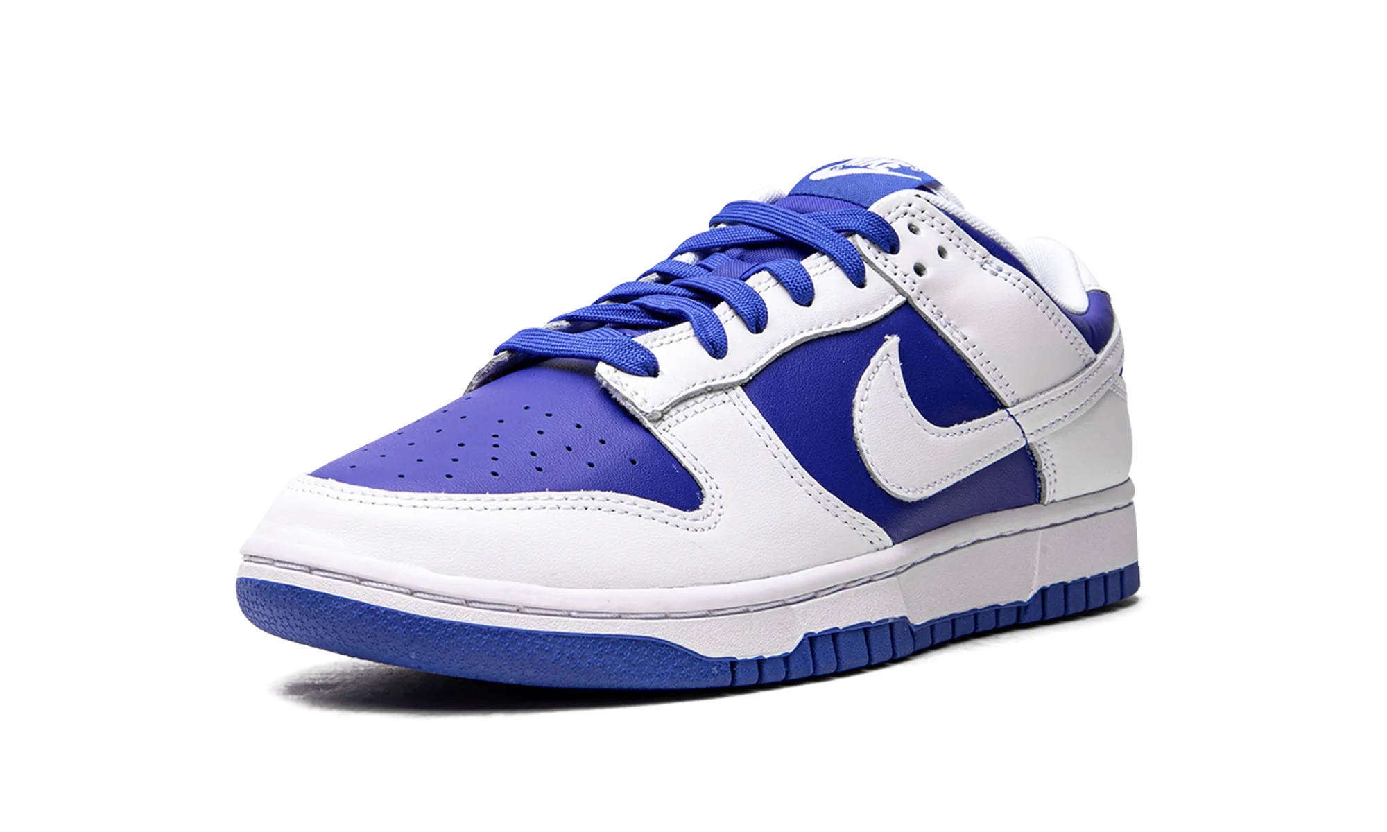 Dunk Low "Racer Blue White" Flex Ride Sleek Step