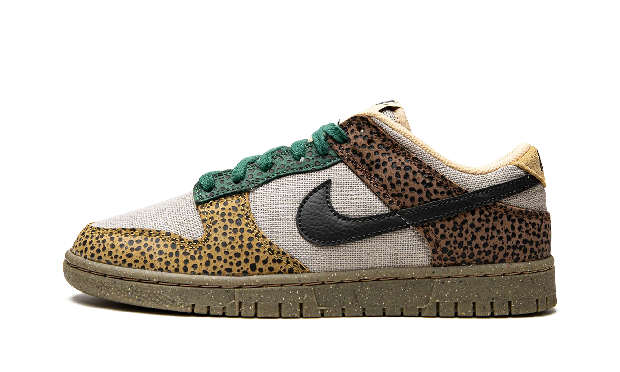 Dunk Low "Safari Golden Moss" Sweat Wicking Day Comfort