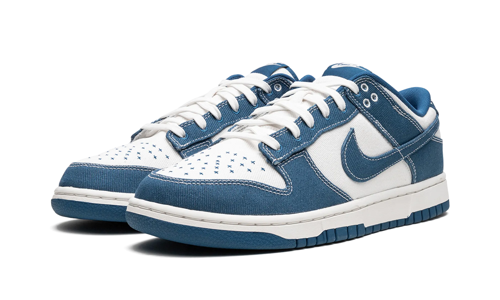 Dunk Low "Shashiko - Industrial Blue" Flat Surface Grip Performance Fit