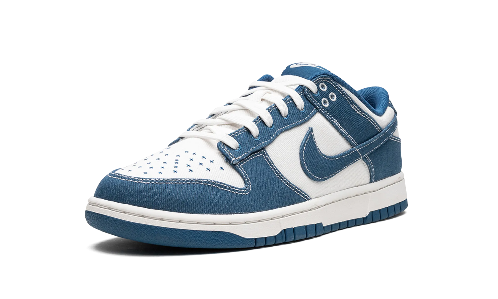 Dunk Low "Shashiko - Industrial Blue" Powerful Traction Mid Top