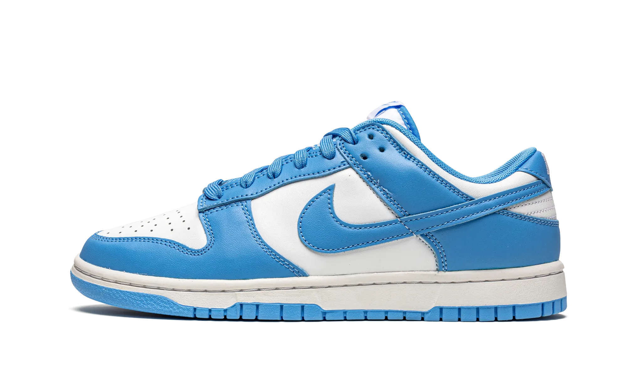 Foot alignment Dunk Low "University Blue"