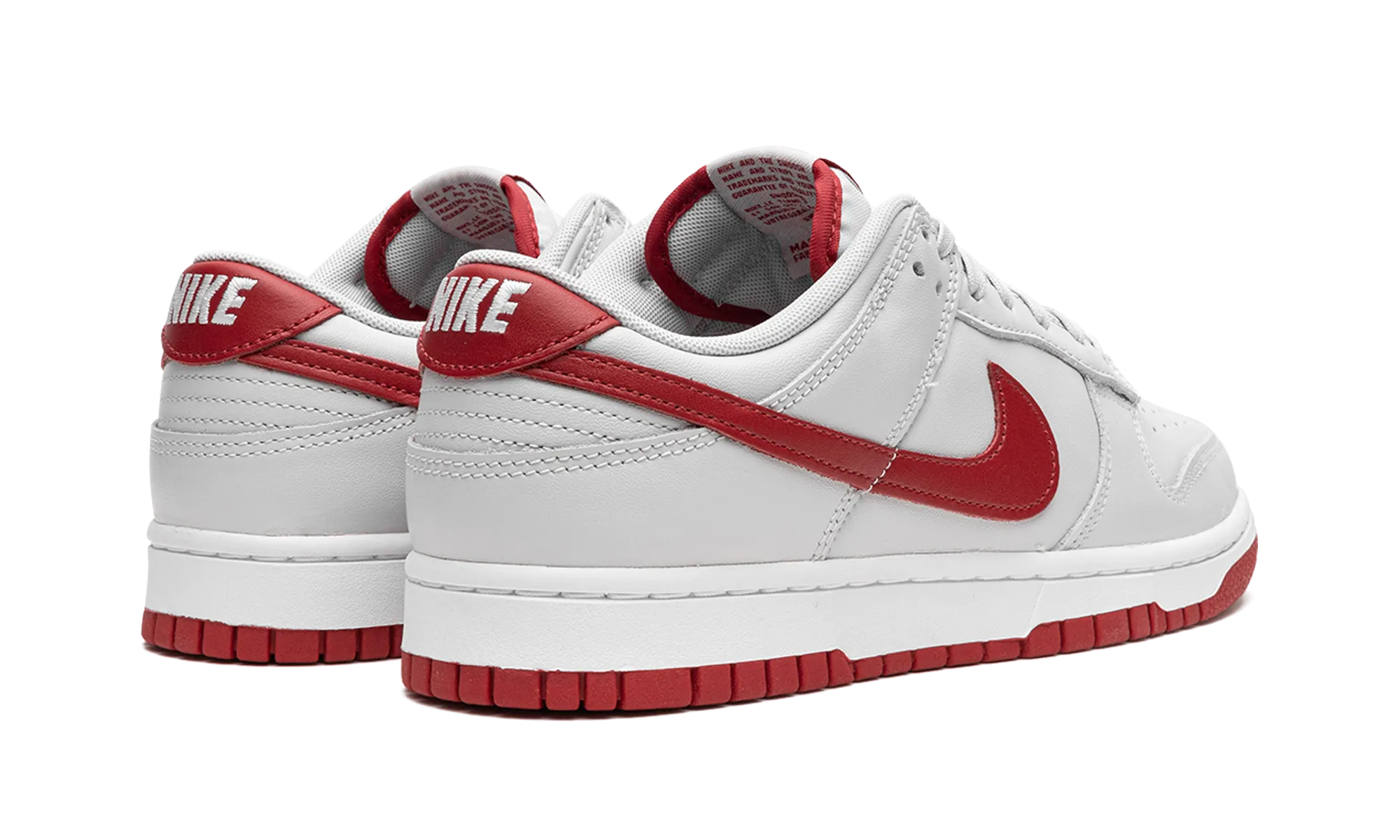 Dunk Low "Vast Grey / Varsity Red" Performance Ready Freestyle Action