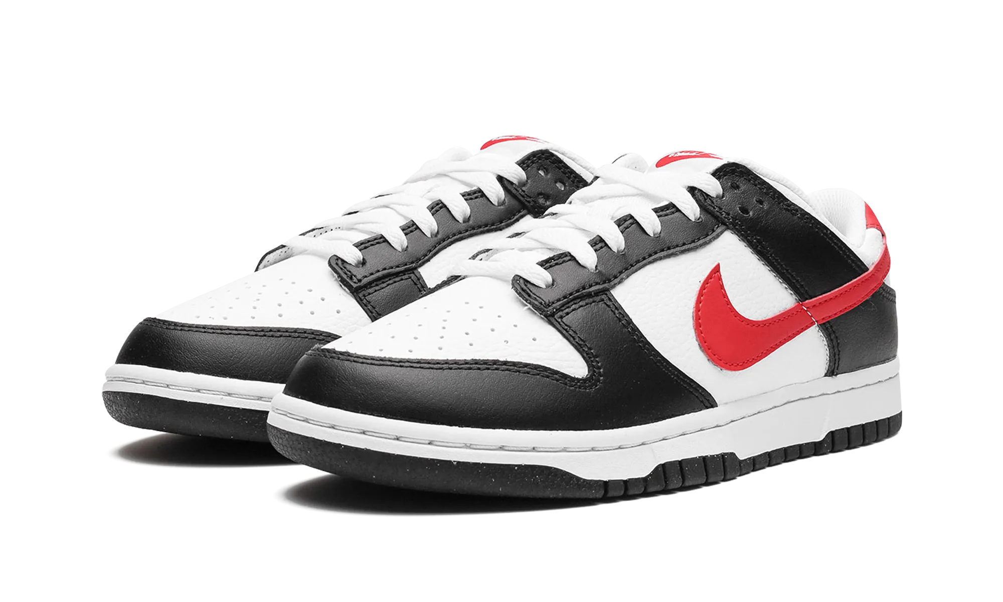 Dunk Low Retro "Red Swoosh Panda" Textured Surface