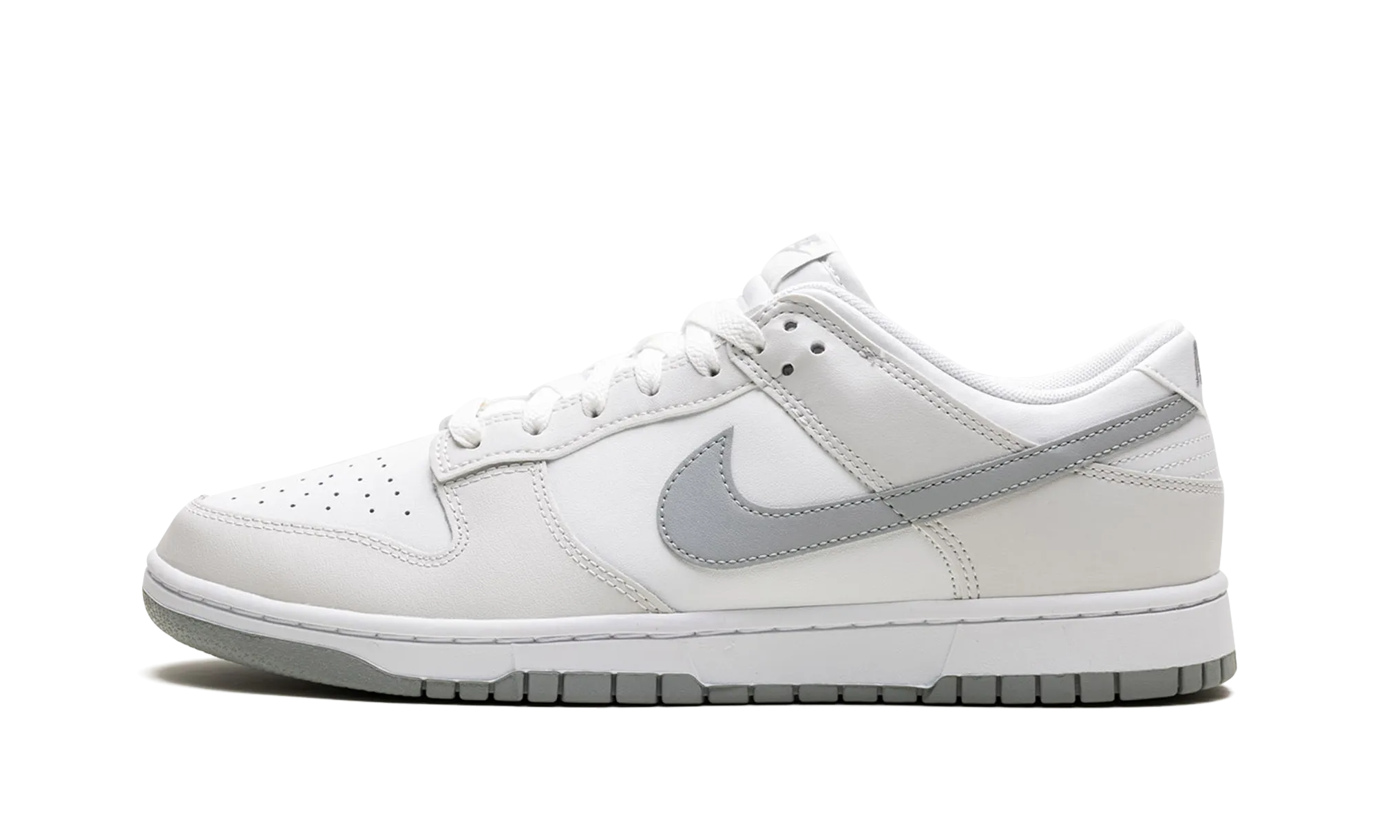Dunk Low Retro "Summit White Light Smoke Grey" Reinforced Step