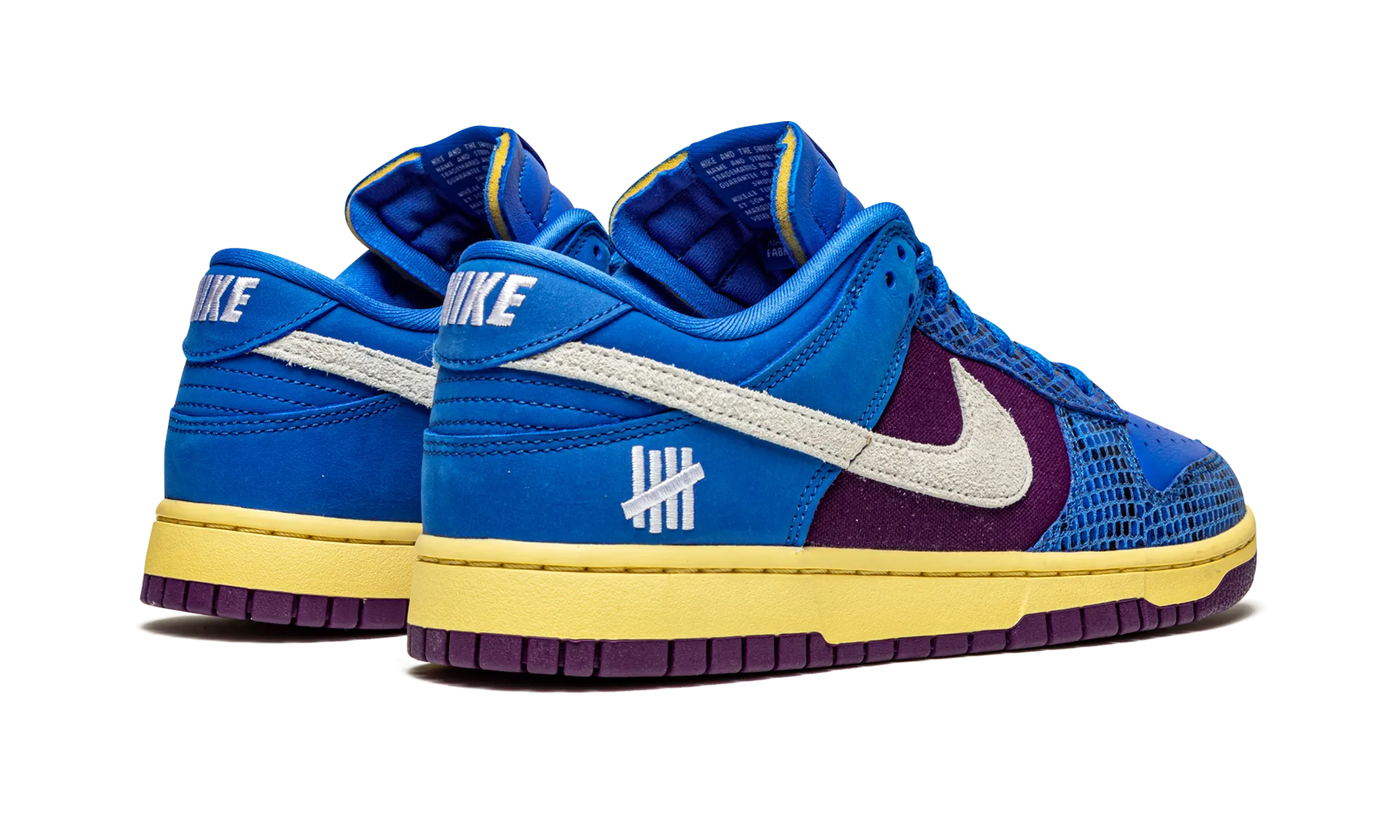 Skate Flex Ride Foot Security Dunk Low SP "UNDEFEATED Dunk vs. AF1"