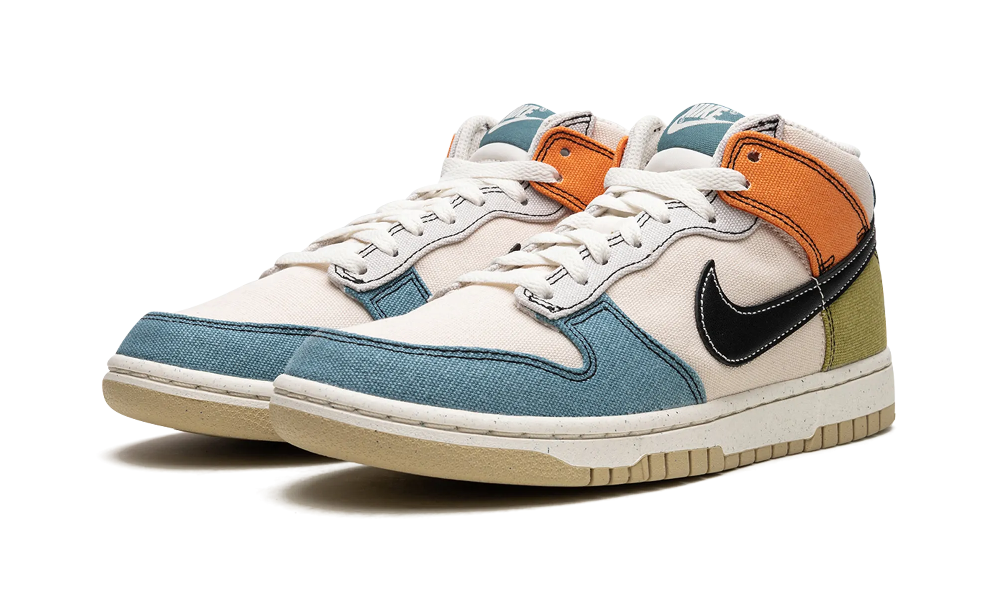 Dunk Mid "Pale Ivory / Multicolor" Comfortable Fitment Grip Performance
