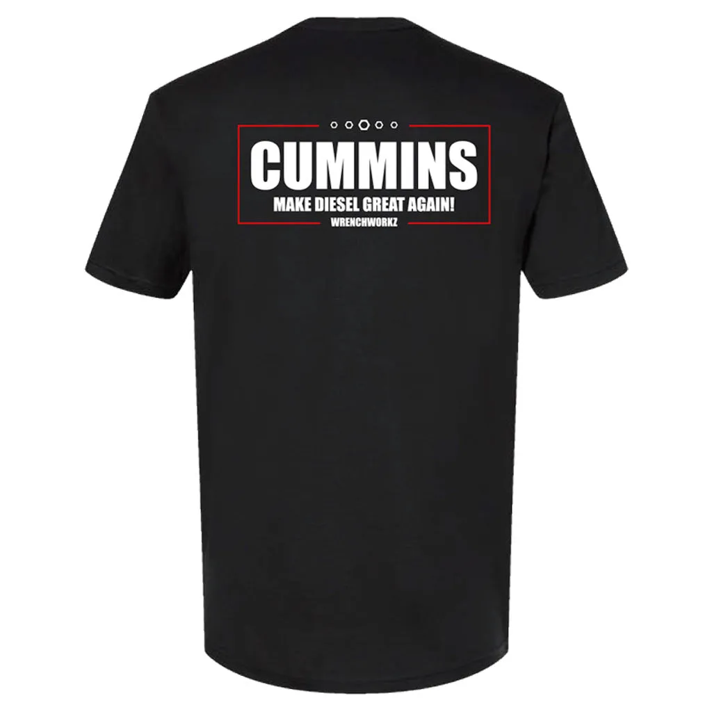 Make Cummins Great Again T-shirt Comfortable Look Spring Freshness