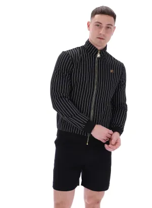 Cooper Jacquard Stripe Track Top product patch uniqueness Go-to Wear