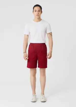 Stretchable Fit Four Way Stretch Fabric BOOTES - BURGUNDY