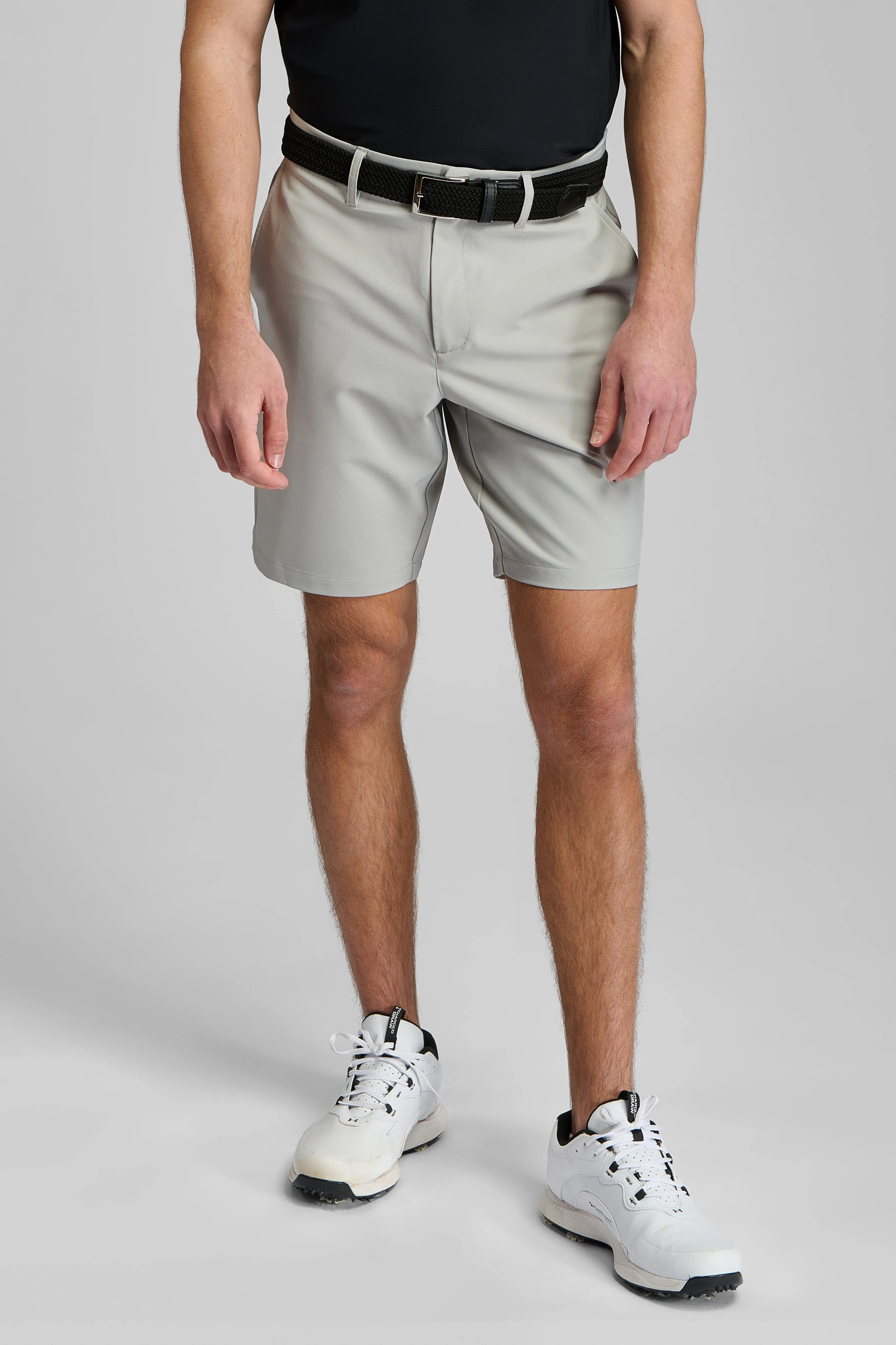 Four Way Stretch Durable Hemming Dynamic Stretch Golf Shorts - Driver Grey