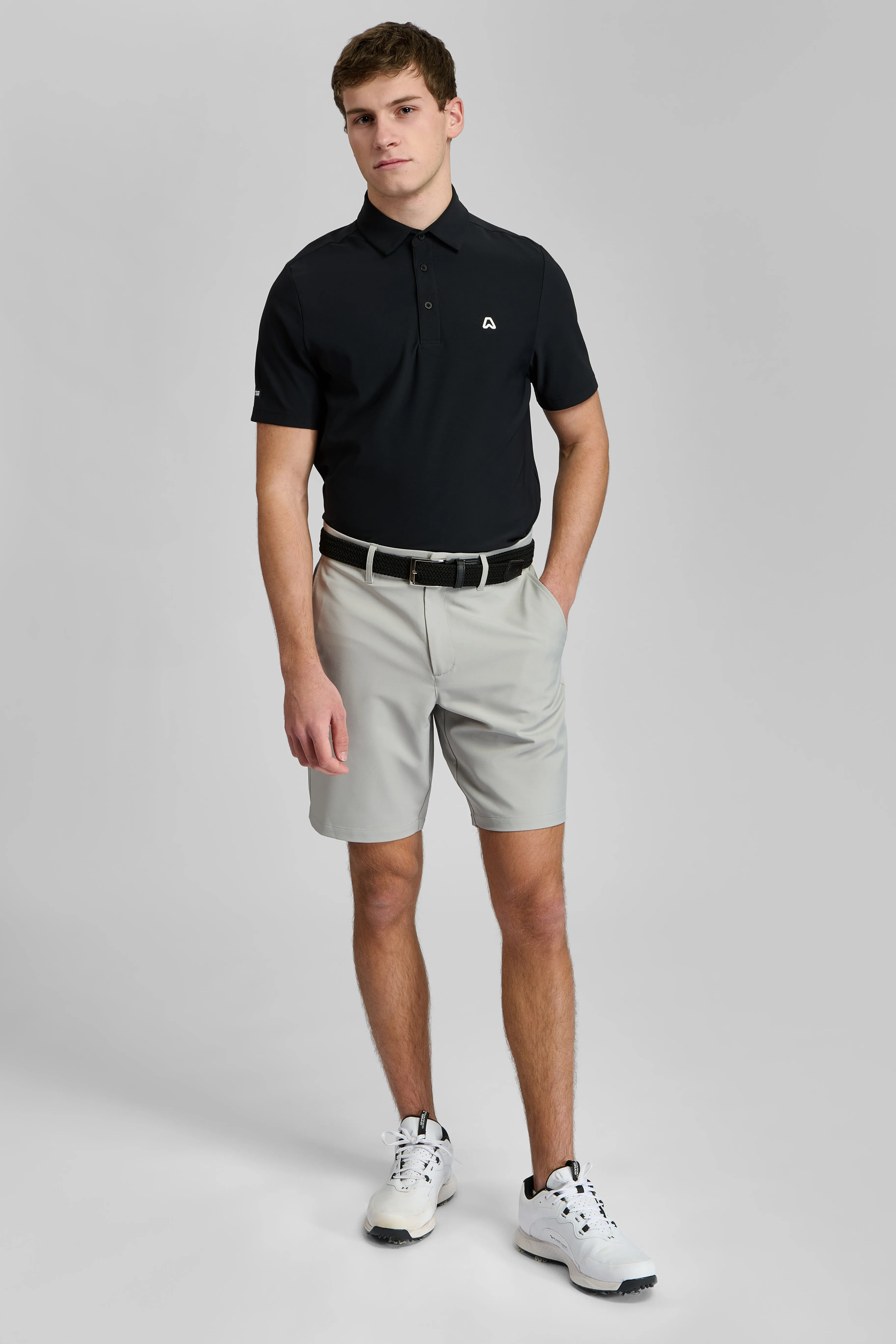 Dynamic Stretch Golf Shorts - Driver Grey Tagless Labeling jumpsuit