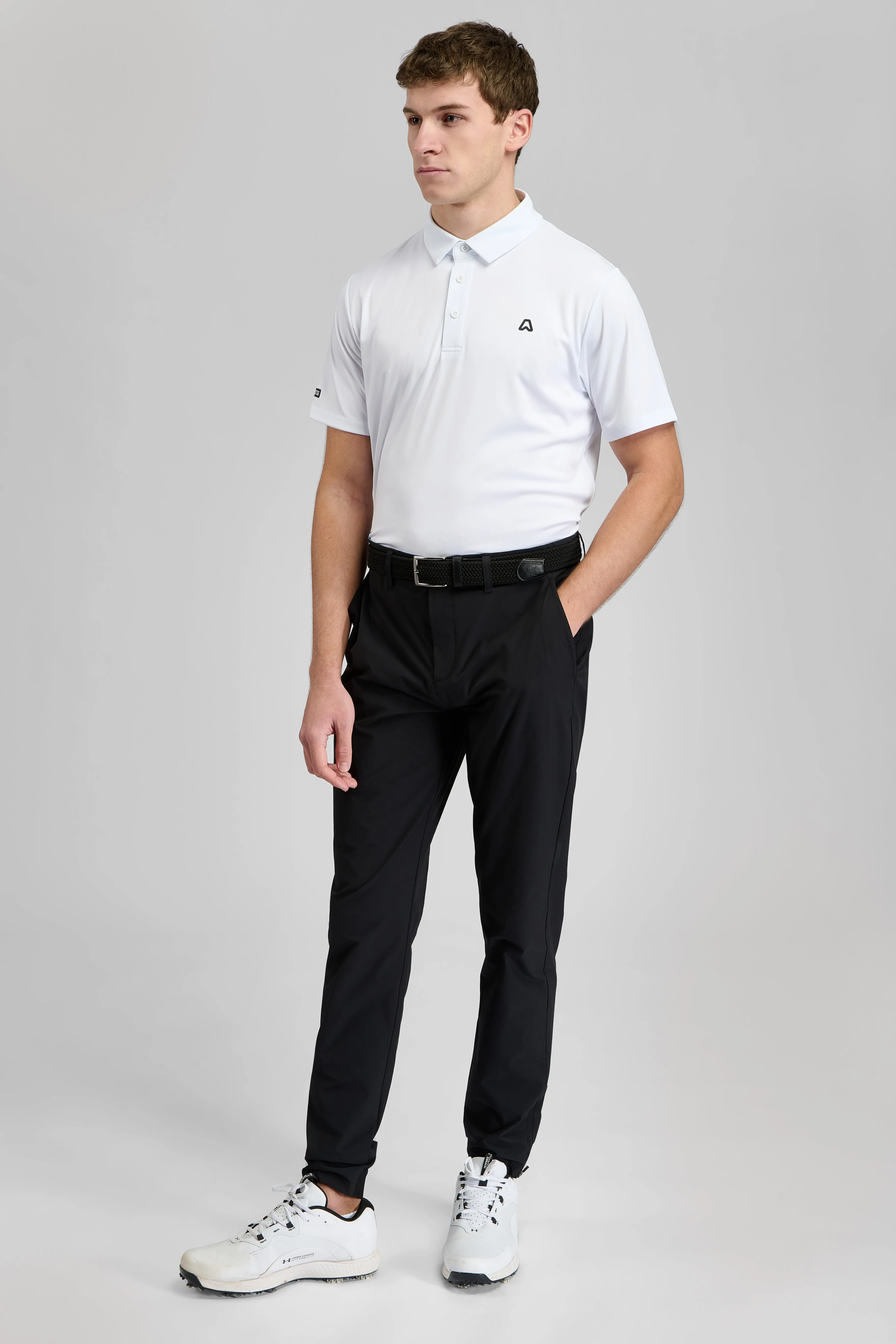 Lightweight Feel Abrasion Proof Reinforcements Dynamic Stretch Golf Trousers V2 - Putter Black