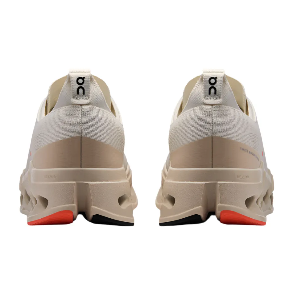 Gift Idea On Men's Cloudsurfer Max Running Shoes in Ivory/Salmon AW25
