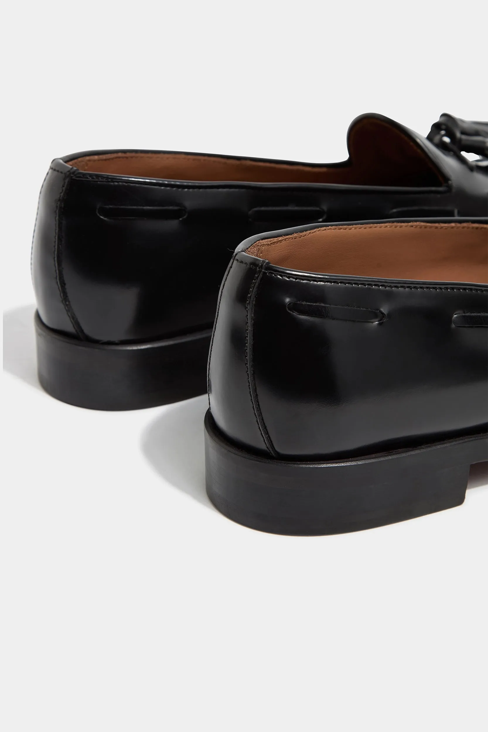 True Path Lane Black tassel loafers - Made In Italy