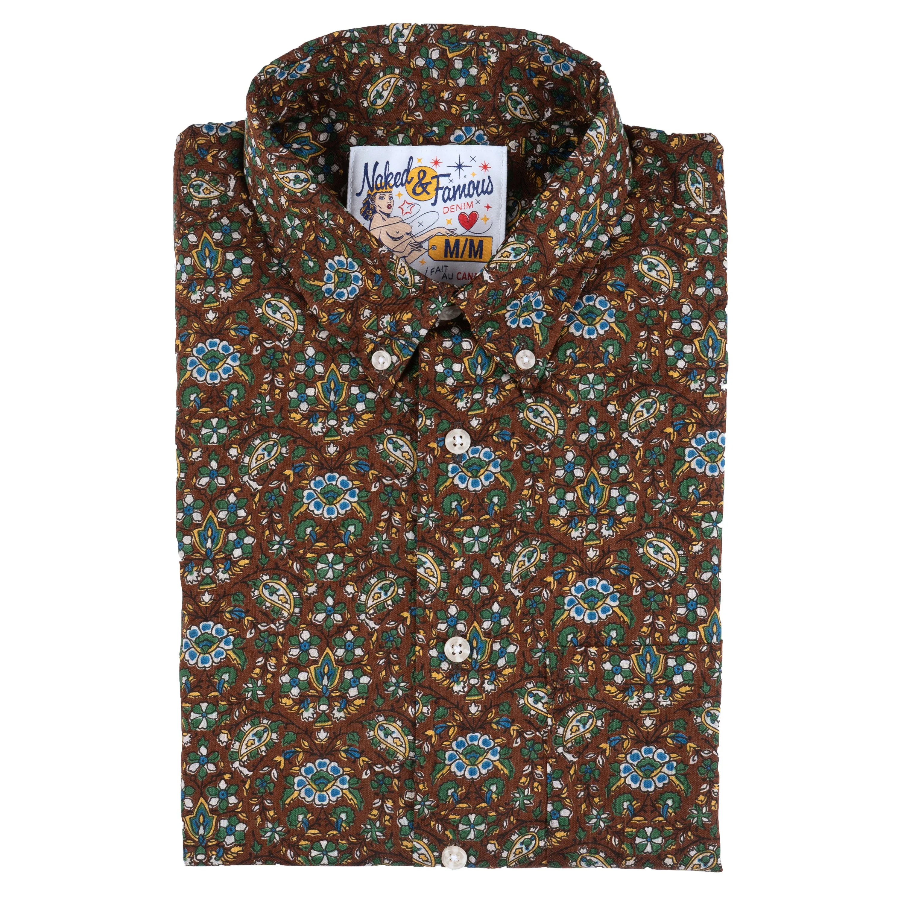 ethical fashion Easy Shirt - Bandana Cloth - Brown