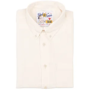Easy Shirt - Double Weave Slub Gauze- White Comfortable Layer Fashion Forward