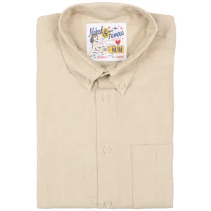Easy Shirt - Melange Soft Twill - Pale Taupe Coastal Vibes