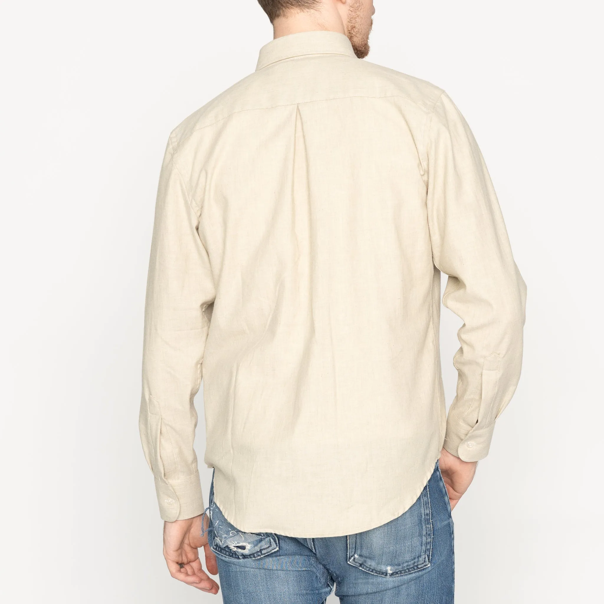 Cozy Option Easy Shirt - Melange Soft Twill - Pale Taupe