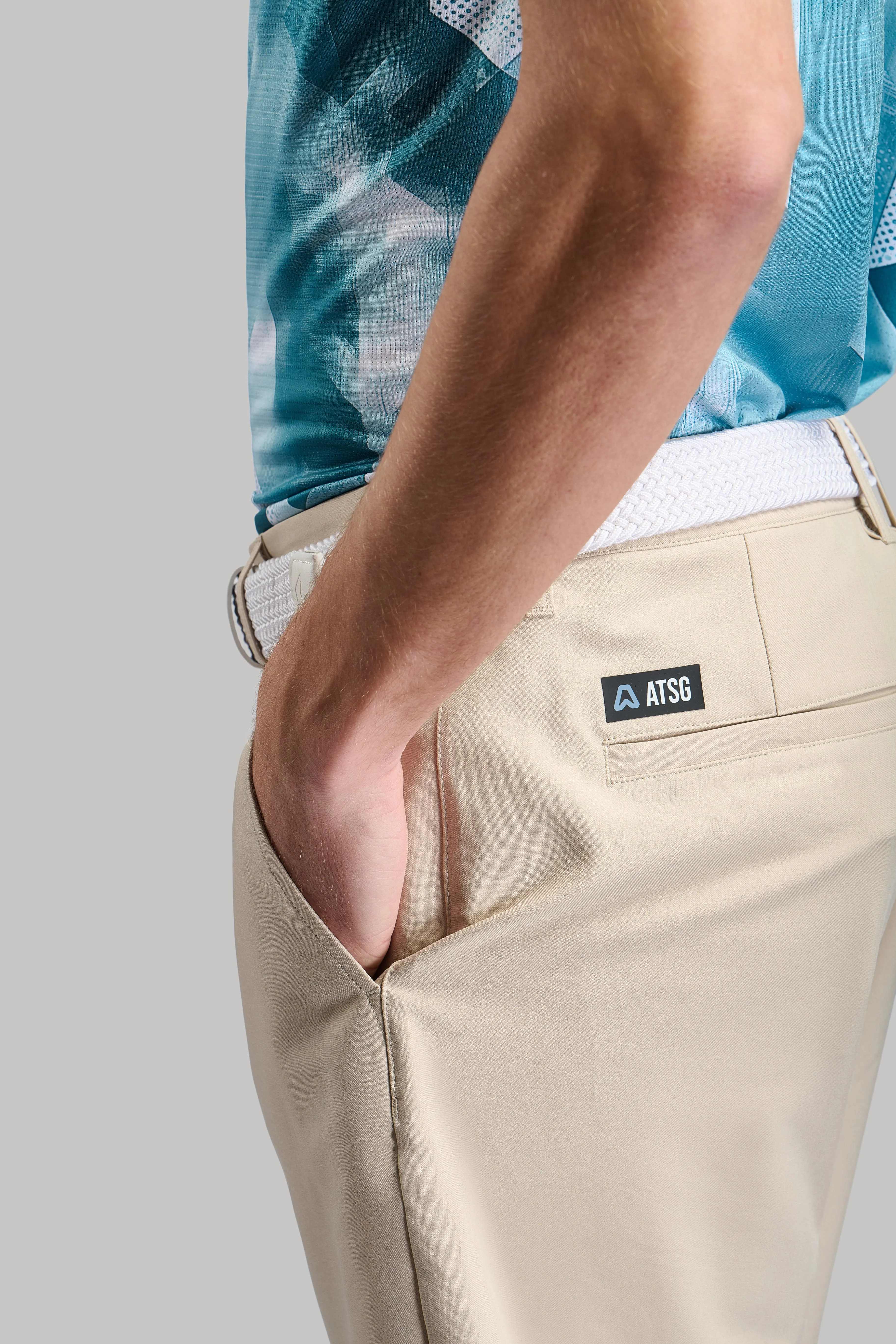 shorts set Sleek Comfort Dynamic Stretch Golf Shorts - Cappuccino