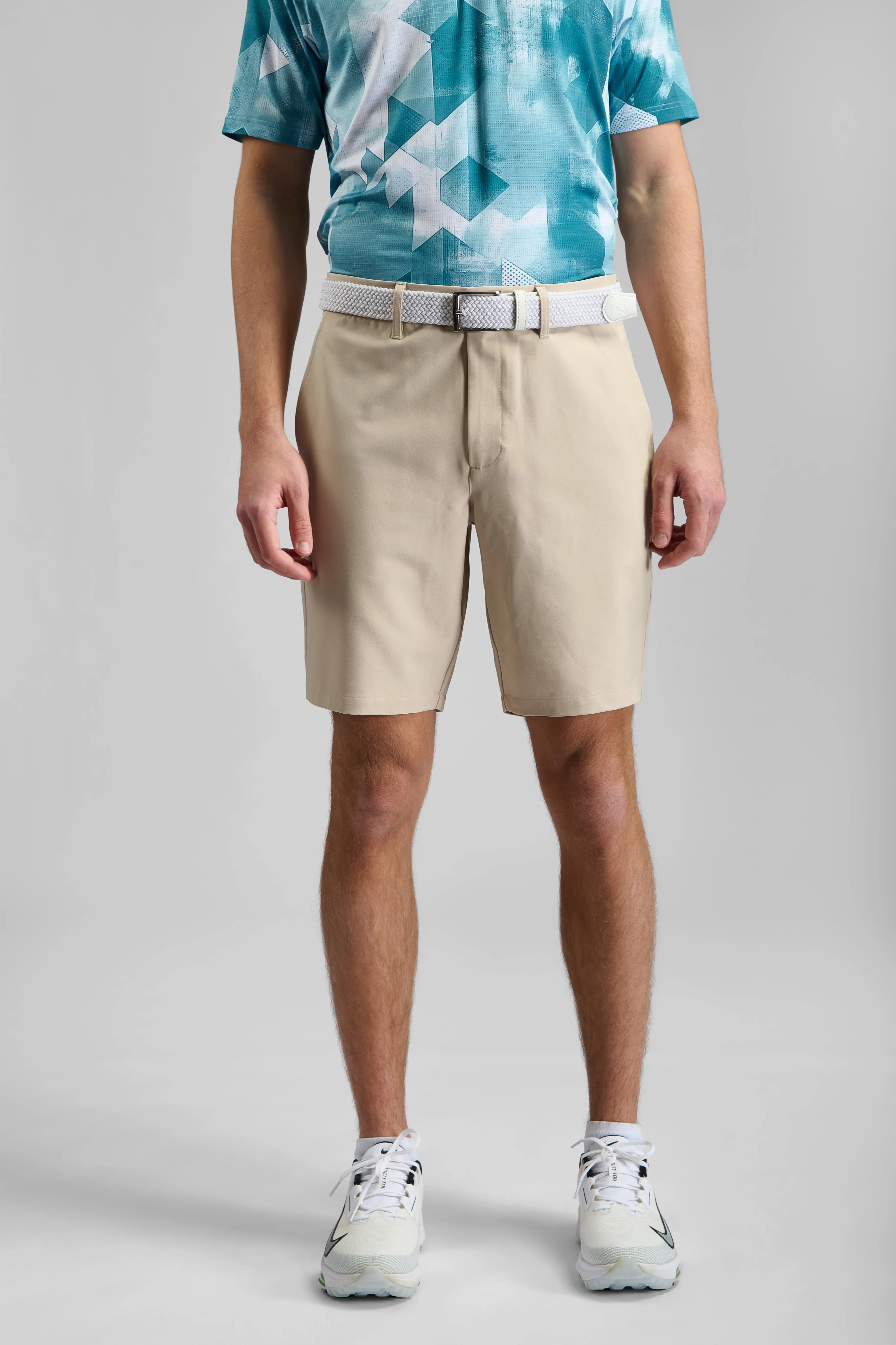 Airy Fit Artisanal Dynamic Stretch Golf Shorts - Cappuccino