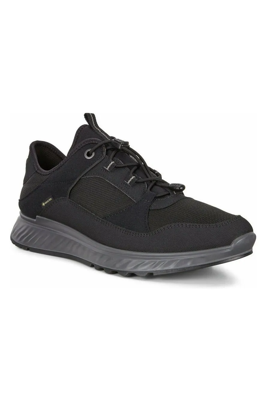 High-Top Style Rugged Built Outdoor Trek ECCO Exostride M Black Waterproof 835334-00001