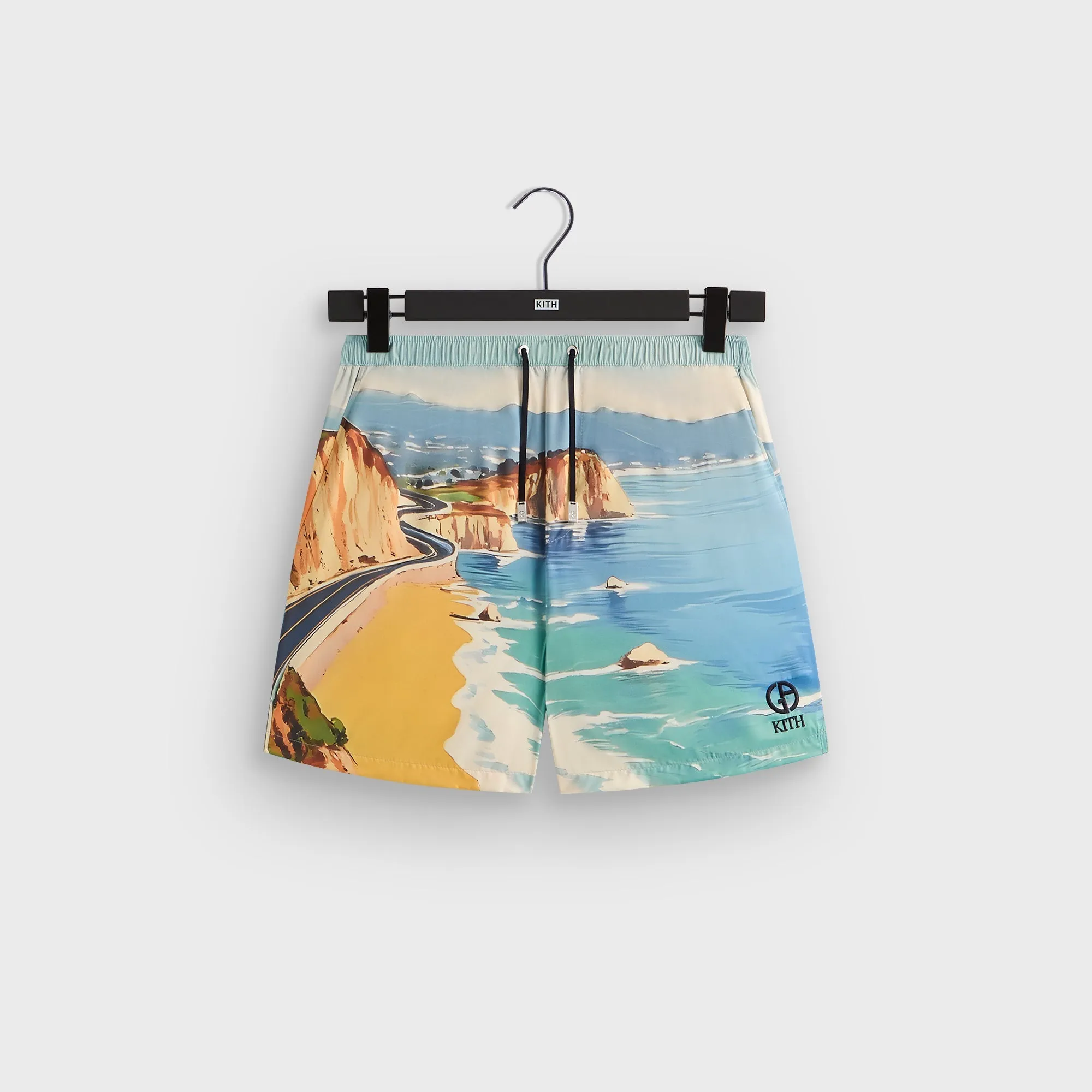 Giorgio Armani & Kith Malibu Collins Swim Short - Multi Ultra Soft Lining